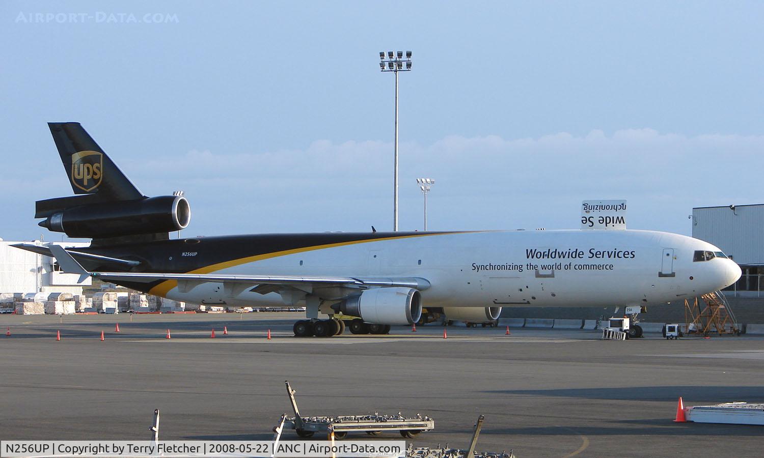 N256UP, 1992 McDonnell Douglas MD-11F C/N 48405, UPS MD11 at Anchorage