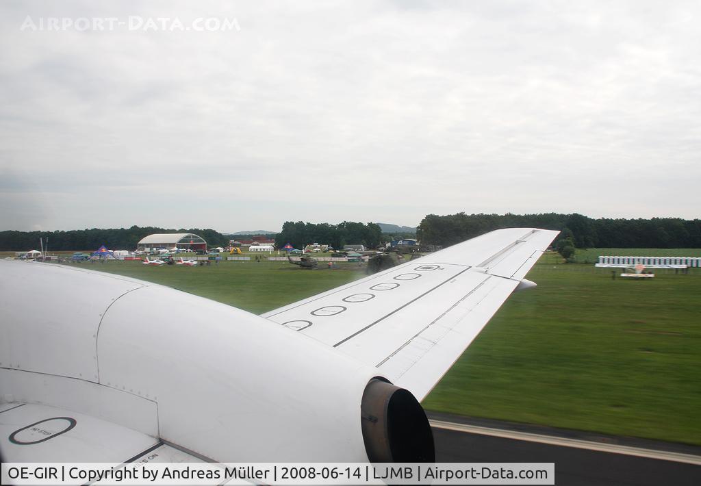 OE-GIR, 1988 Saab SF340A C/N 340A-134, Fly-over without landing gear!