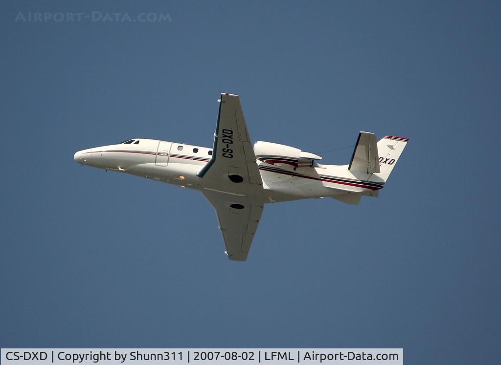 CS-DXD, 2005 Cessna 560XL Citation Excel C/N 560-5568, Take off rwy 31R...