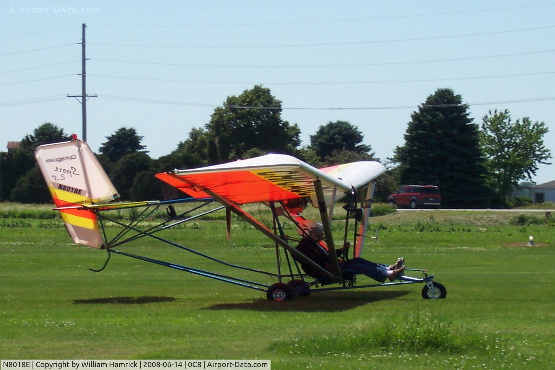 N8018E, 2006 Eipper Quicksilver IIS C/N 0129, Quicksilver getting ready to depart Cushing Field