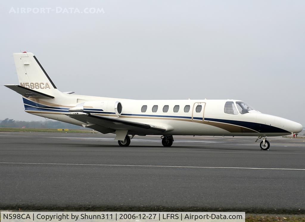 N598CA, 1980 Cessna 550 Citation II C/N 550-0187, Parked...