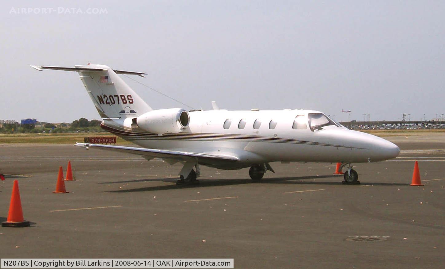 N207BS, 2001 Cessna 525 CitationJet CJ1 C/N 525-0445, Oakland International, North Field