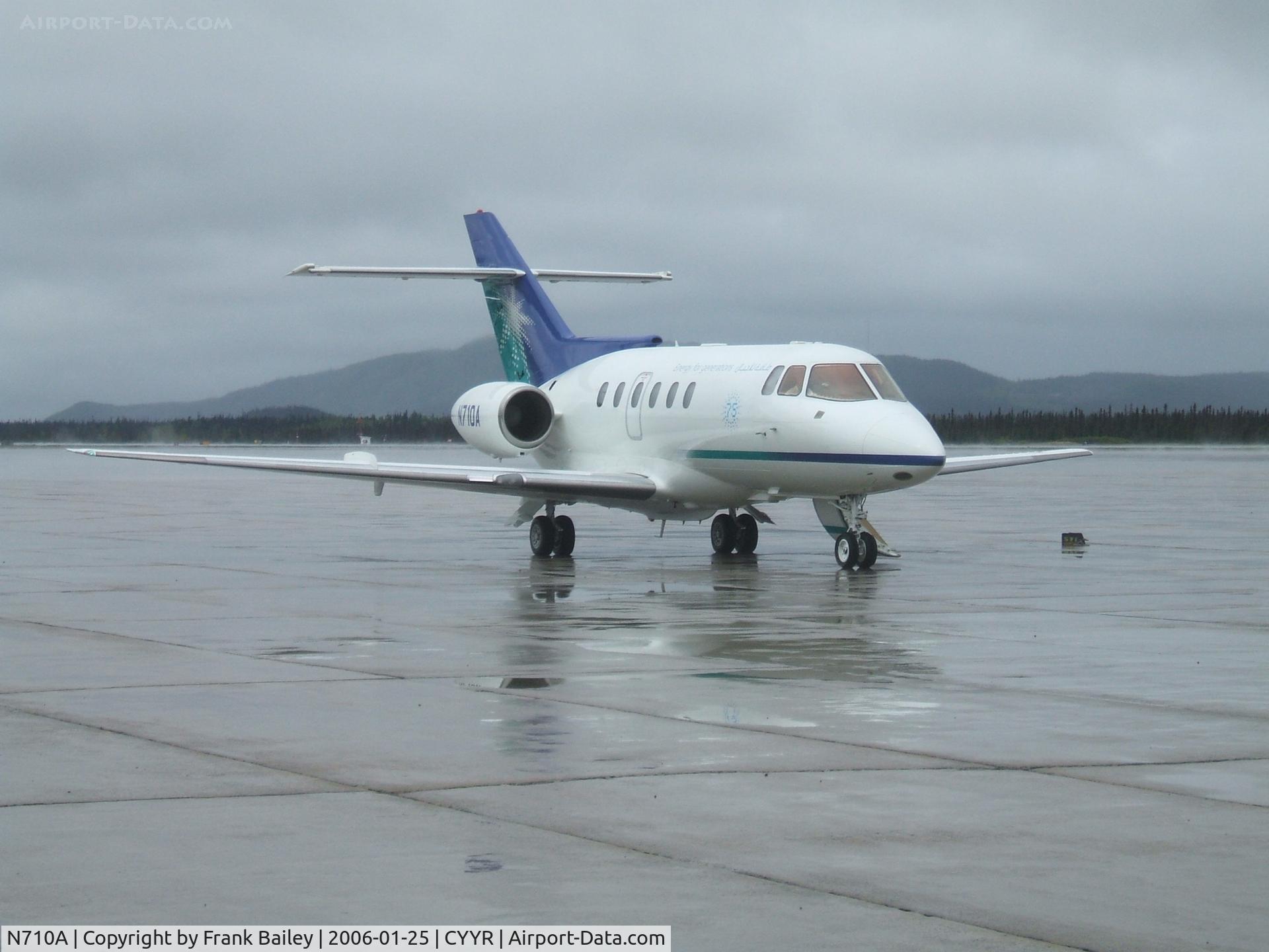 N710A, 1988 British Aerospace BAe.125-800A C/N 258110, Hawker 800 . Parked At Irving F.B.O. Goose Airport.