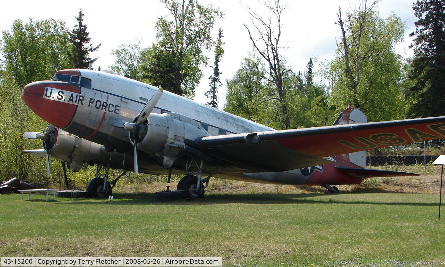 43-15200, 1943 Douglas C-47A-80-DL C/N 19666, This Douglas C-47 is preserved at the Alaskan Transport Museum in Wasilla , Alaska