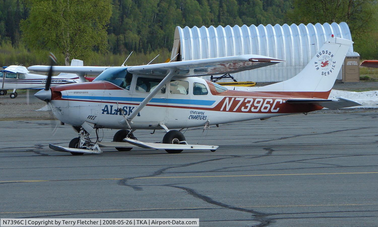 N7396C, 1977 Cessna TU206G Turbo Stationair C/N U20603920, Cessna 206 of Hudson Air at Talkeetna
