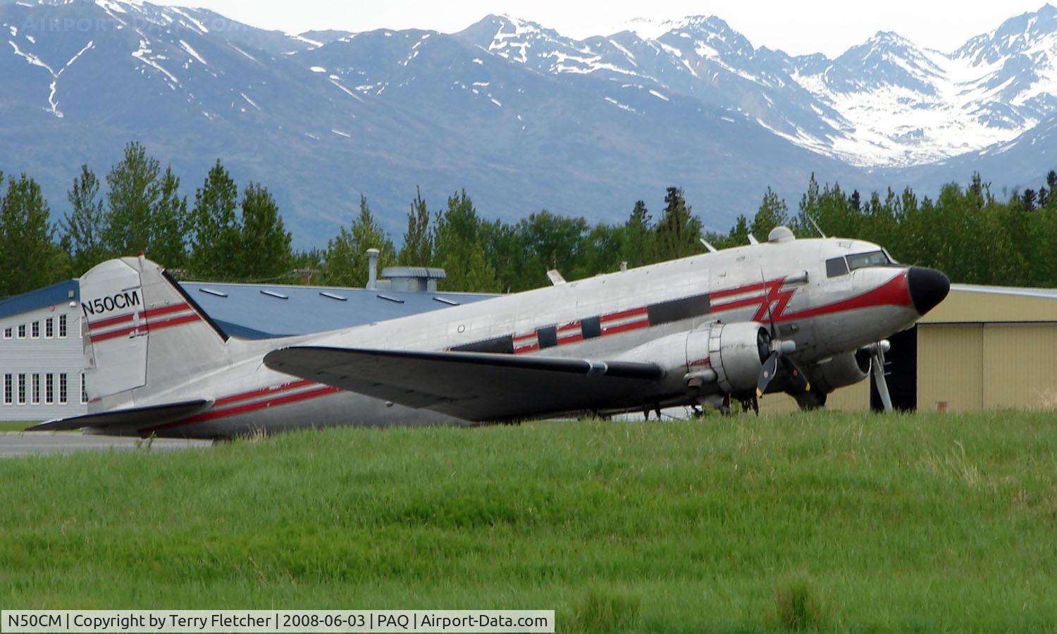 N50CM, 1944 Douglas DC3C-S1C3G (C-47A) C/N 13346, This DC3 sat at Palmer Municipal - there seems to be some doubt as to its history - see http://www.ruudleeuw.com/dc3_p1.htm - half way down the article