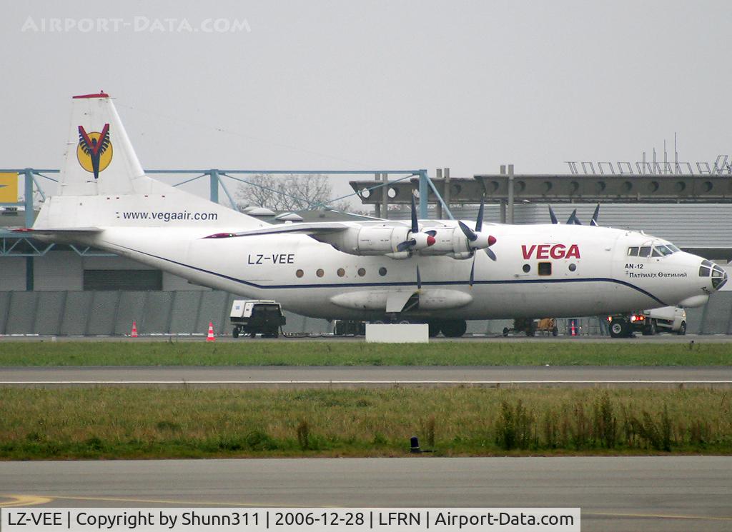 LZ-VEE, 1964 Antonov An-12BP C/N 402410, Parked on Cargo ramp and on working...