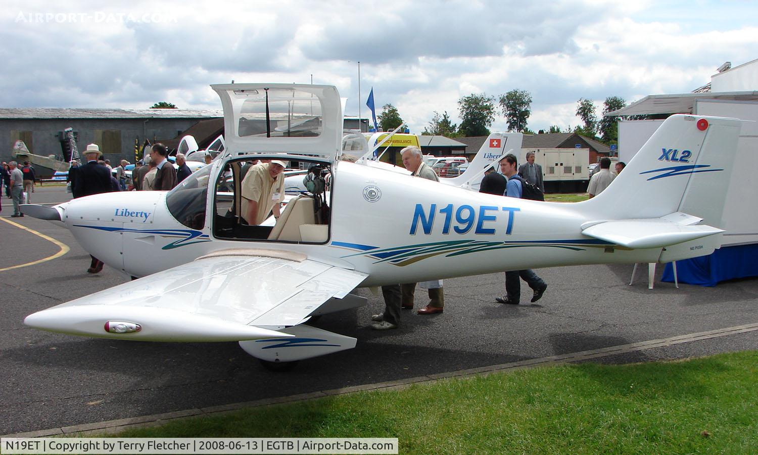 N19ET, 2007 Liberty XL-2 C/N 0091, Aircraft on static display at AeroExpo 2008 at Wycombe Air Park , Booker , United Kingdom