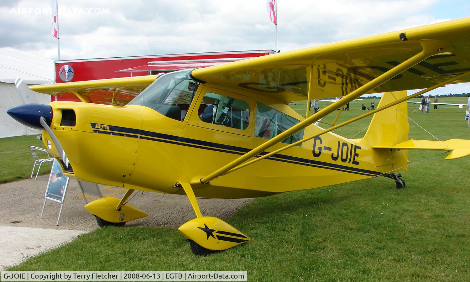 G-JOIE, 2005 American Champion 7GCAA Adventure Citabria C/N 502-2005, Aircraft on static display at AeroExpo 2008 at Wycombe Air Park , Booker , United Kingdom