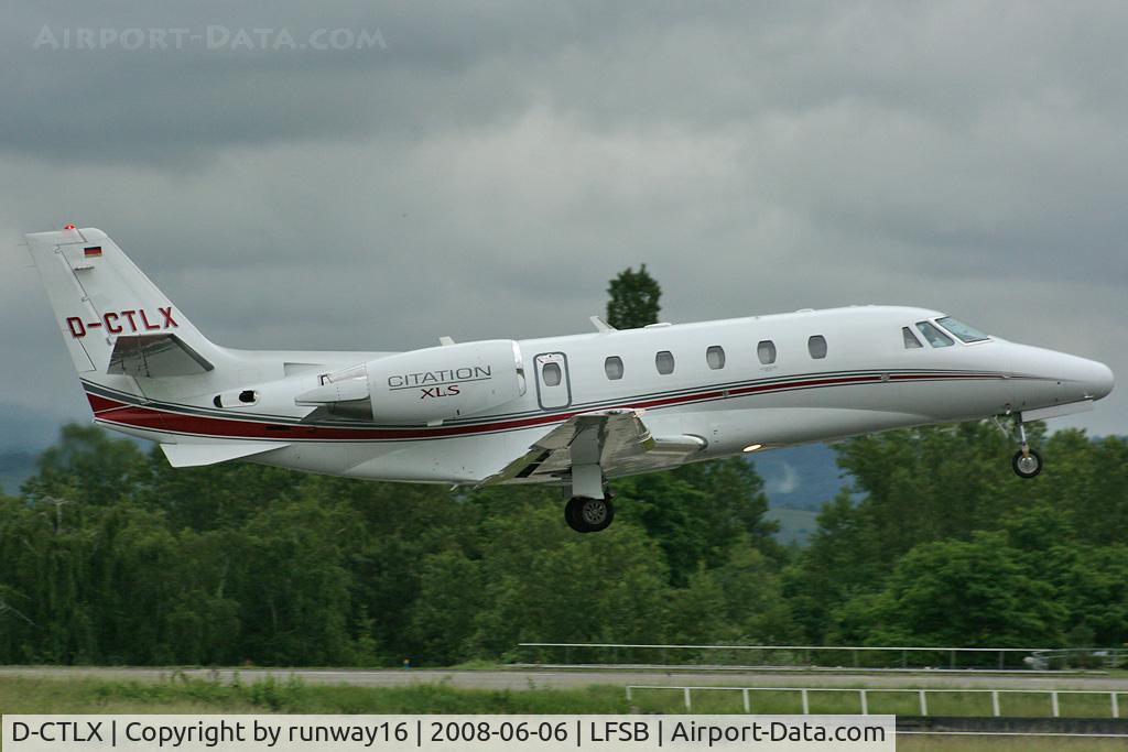 D-CTLX, 2005 Cessna 560XL Citation XLS C/N 560-5569, departing on rwy 16