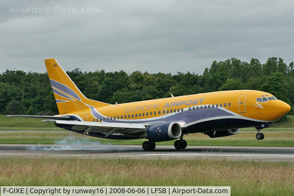 F-GIXE, 1992 Boeing 737-3B3QC C/N 26850, EUROPE AIRPOST landing on  rwy 16