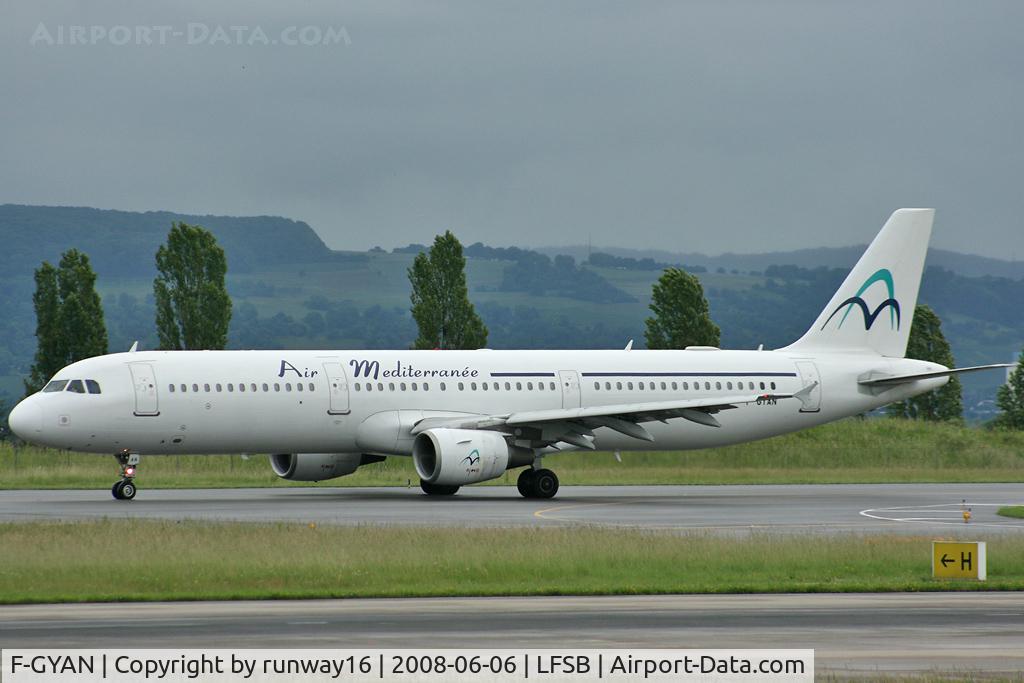F-GYAN, 1995 Airbus A321-111 C/N 535, taxi on bravo