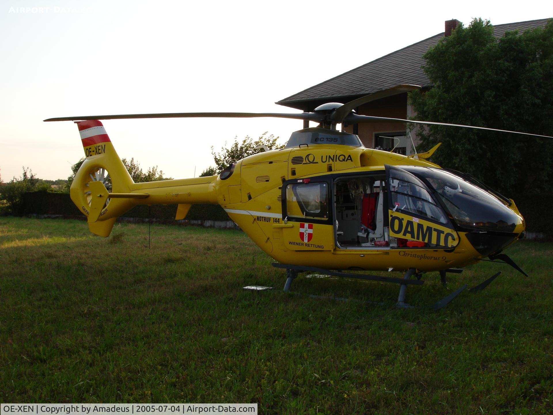 OE-XEN, 2001 Eurocopter EC-135T-2 C/N 0199, Rescue mission in my neighbourhood