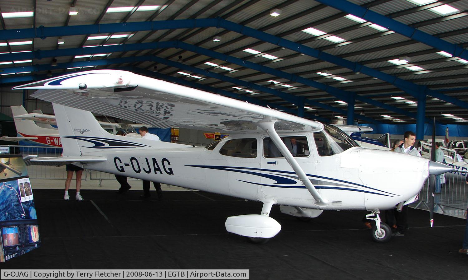 G-OJAG, 2005 Cessna 172S Skyhawk SP C/N 172S9794, Aircraft on static display at AeroExpo 2008 at Wycombe Air Park , Booker , United Kingdom