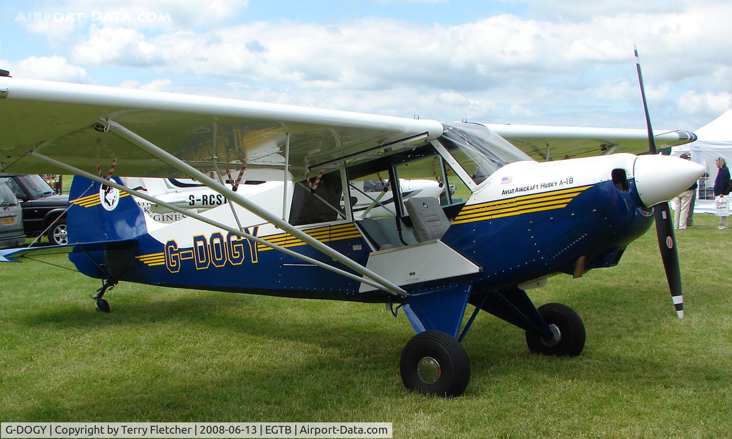 G-DOGY, 2007 Aviat A-1B Husky C/N 2421, Aircraft on static display at AeroExpo 2008 at Wycombe Air Park , Booker , United Kingdom