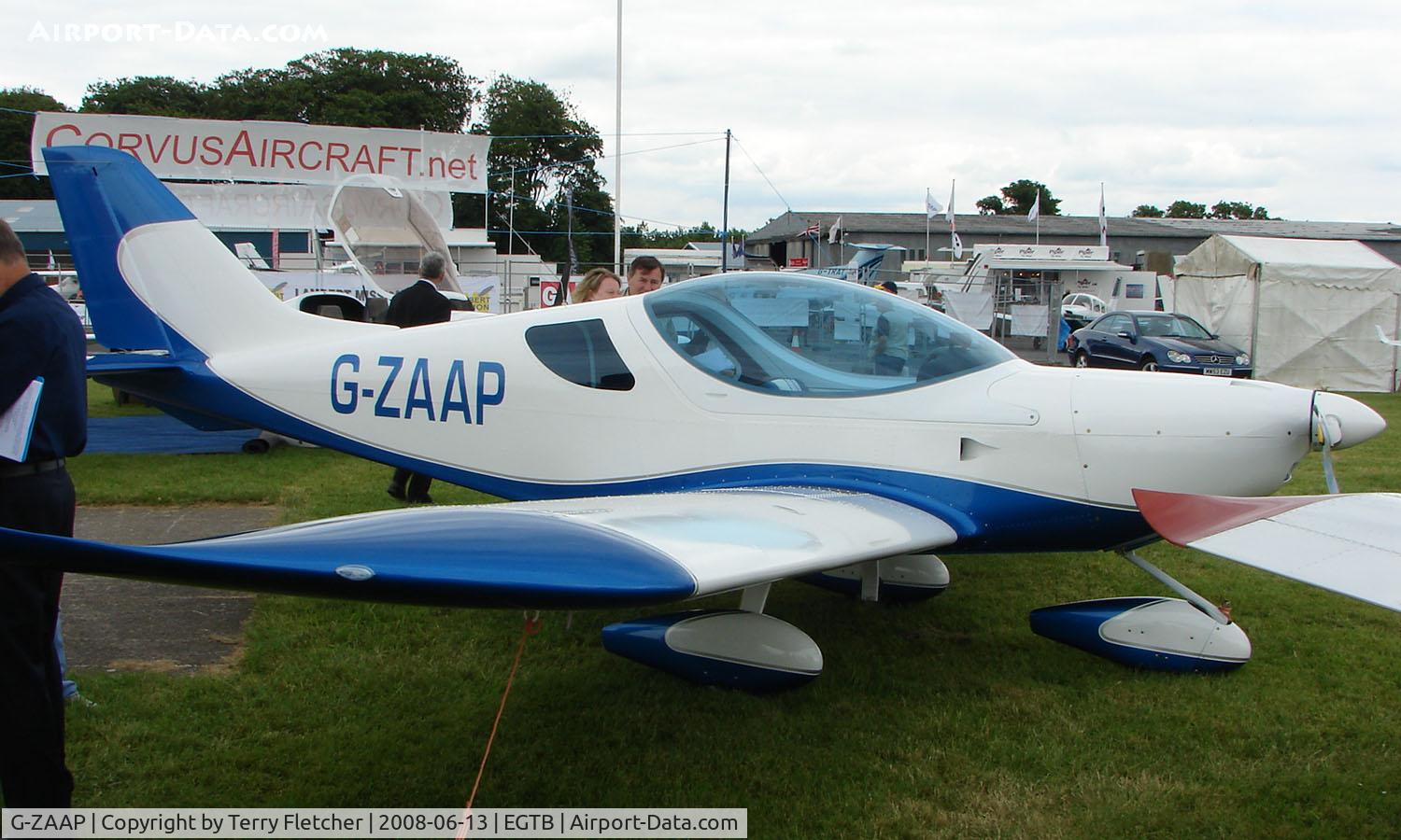 G-ZAAP, 2008 CZAW SportCruiser C/N PFA 338-14663, Aircraft on static display at AeroExpo 2008 at Wycombe Air Park , Booker , United Kingdom