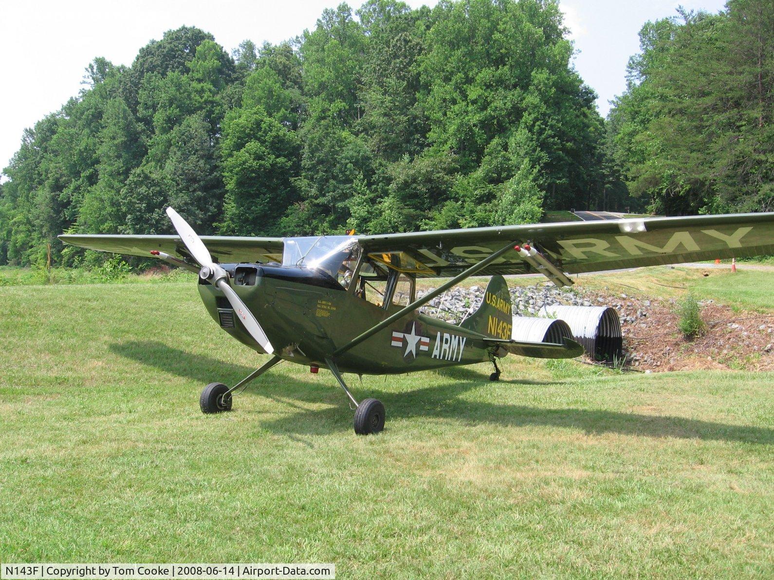 N143F, 1953 Cessna L-19E Bird Dog Bird Dog C/N 23488, Bird Dog - Steele Field