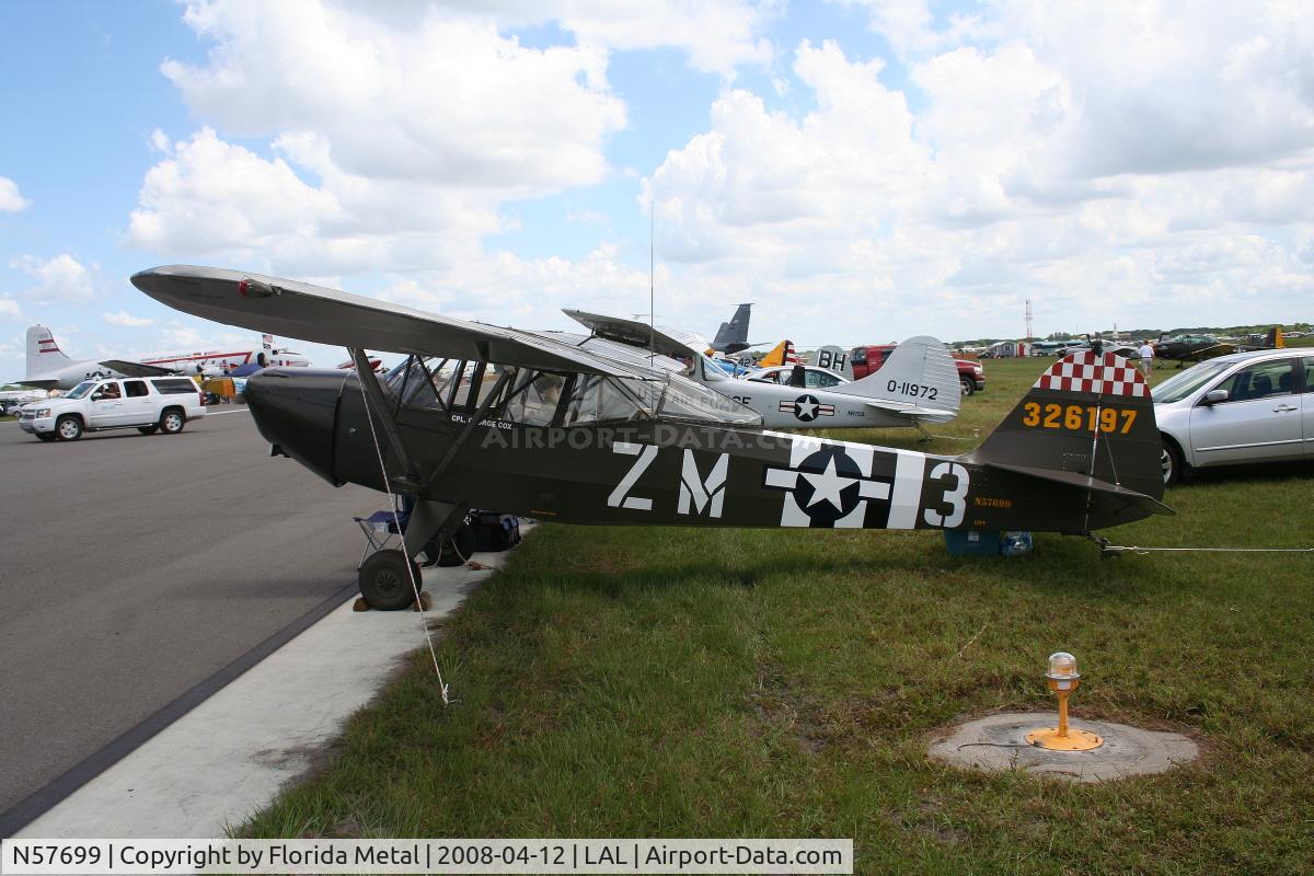 N57699, 1943 Taylorcraft DCO-65 C/N 5509, L-2 Grasshopper