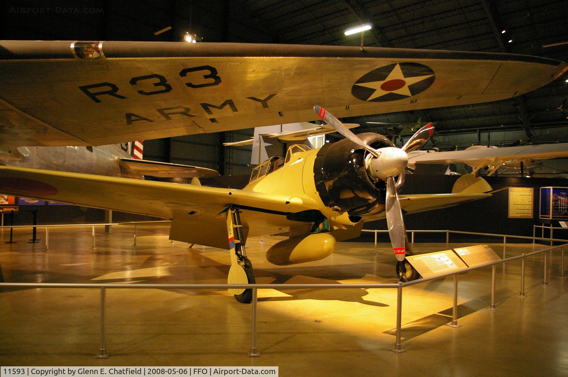 11593, Mitsubishi A6M2 Zero C/N 51553, Displayed at the National Museum of the U.S. Air Force