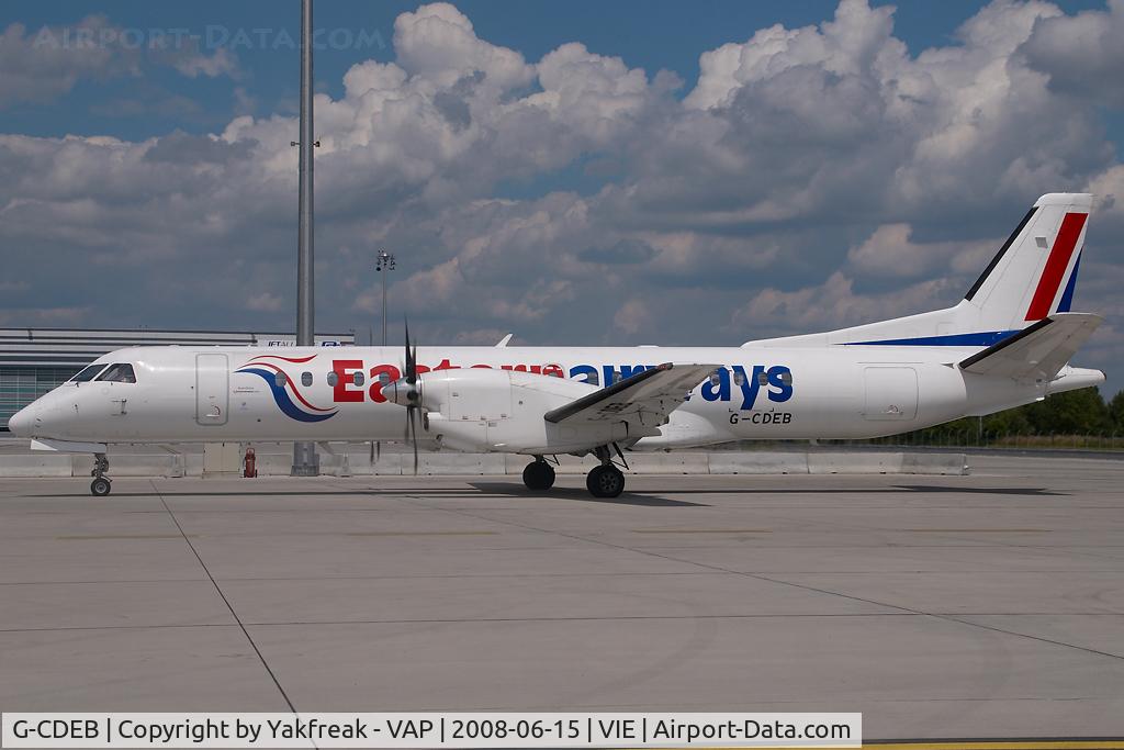 G-CDEB, 1996 Saab 2000 C/N 2000-036, Eastern Airways Saab 2000