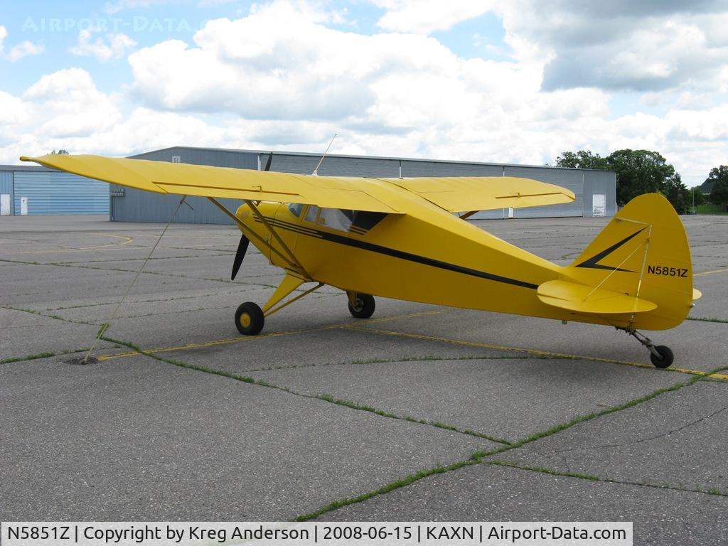 N5851Z, 1963 Piper PA-22-108 Colt C/N 22-9706, Landed right over my head this morning when I was on Highway 29!