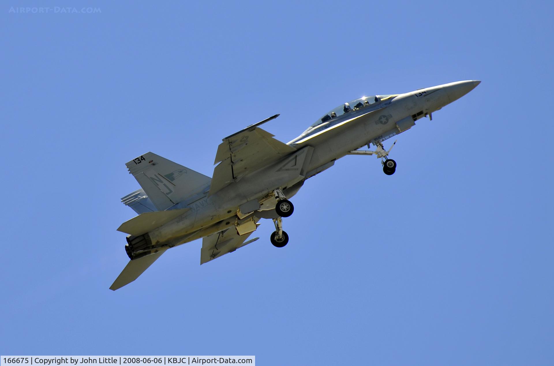 166675, Boeing F/A-18F Super Hornet C/N F153, F-18 On Slow, Plane Dirty Pss