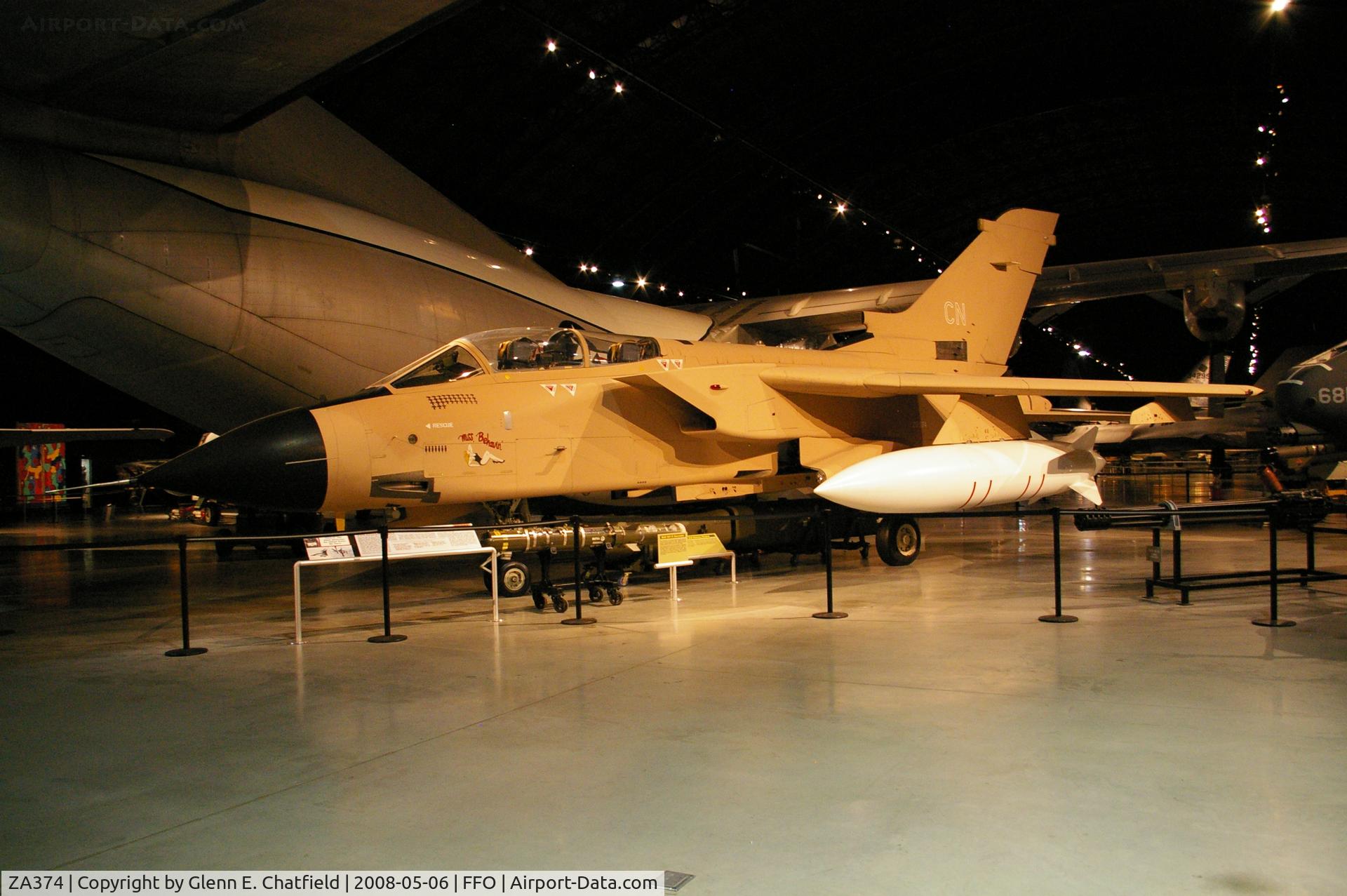 ZA374, 1982 Panavia Tornado GR.1 C/N 178/BS056/3088, Displayed at the National Museum of the U.S. Air Force