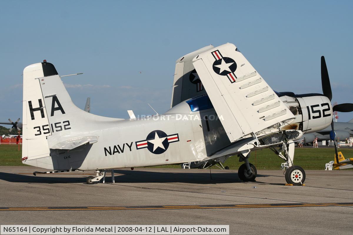 N65164, 1955 Douglas EA-1E Skyraider AD-5W C/N 55-471DH, EA-1 Skyraider