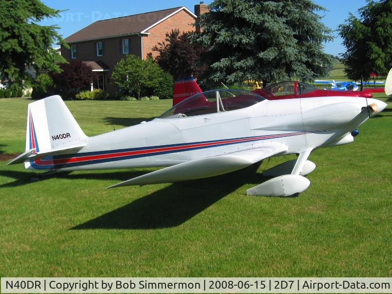 N40DR, 1991 Vans RV-4 C/N DR-01, Beach City Father's Day fly-in.