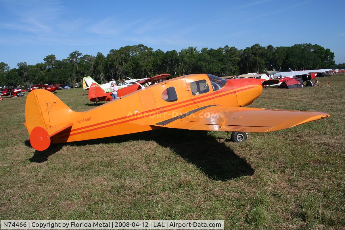 N74466, 1948 Bellanca 14-13-2 Cruisair Senior C/N 1579, Bellanca 14-13-2