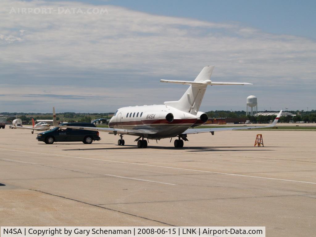 N4SA, 1996 Raytheon Hawker 800XP C/N 258303, JUST LANDED