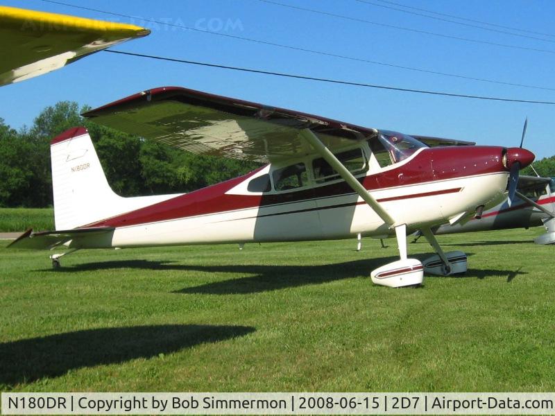 N180DR, Cessna 180H Skywagon C/N 18051762, Beach City Father's Day fly-in.