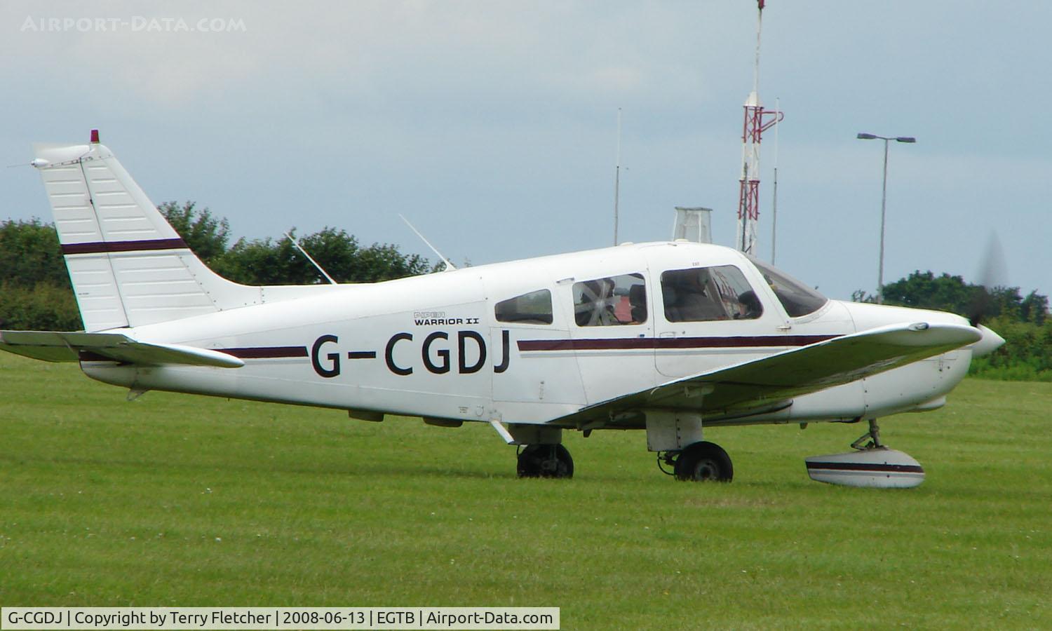 G-CGDJ, 1981 Piper PA-28-161 Cherokee Warrior II C/N 28-8116256, Visitor  during  AeroExpo 2008 at Wycombe Air Park , Booker , United Kingdom