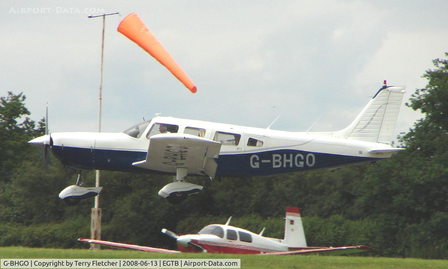G-BHGO, 1978 Piper PA-32-260 Cherokee Six Cherokee Six C/N 32-7800007, Visitor  during  AeroExpo 2008 at Wycombe Air Park , Booker , United Kingdom