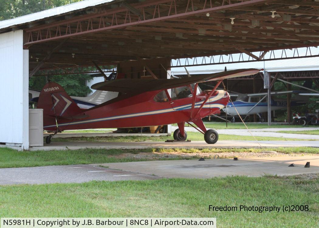 N5981H, 1949 Piper PA-16 Clipper C/N 16-608, N/A