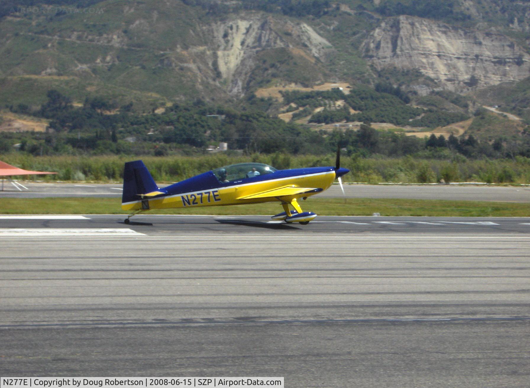 N277E, 2008 Extra EA-300/L C/N 1277, 2008 Walter EXTRA EA 300L, Lycoming AEIO-540-L1B5 300 Hp, takeoff roll Rwy 22