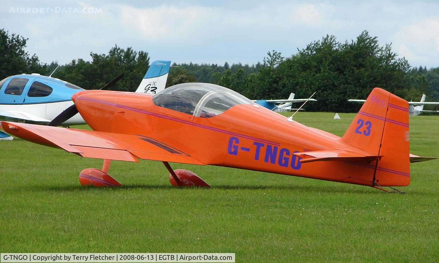 G-TNGO, 1994 Vans RV-6 C/N 21897, Visitor  during  AeroExpo 2008 at Wycombe Air Park , Booker , United Kingdom