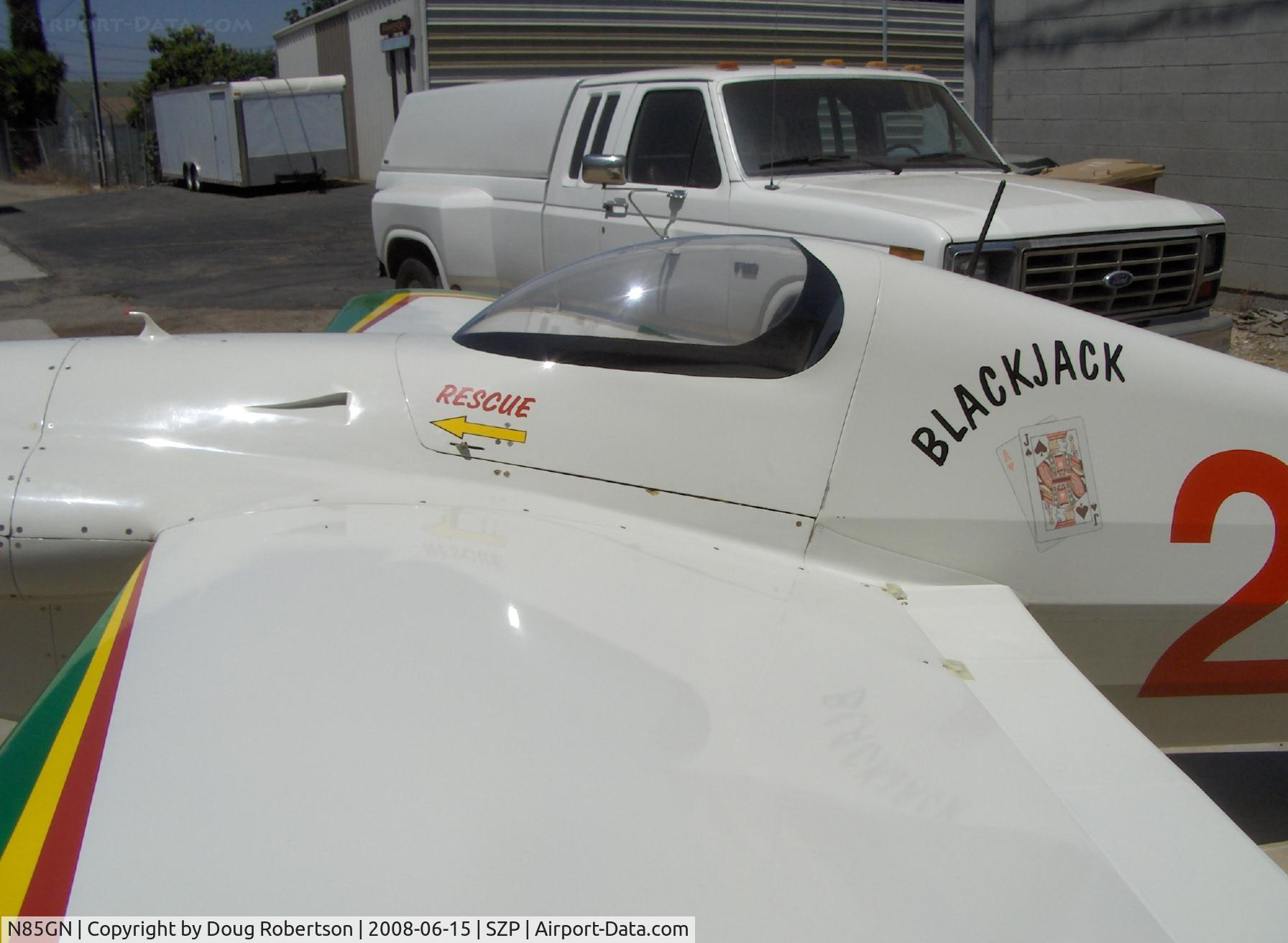 N85GN, 1986 Cassutt IIIM C/N 1, 1986 Norman CASSUTT IIIM Formula 1 racer, Continental O-200, canopy