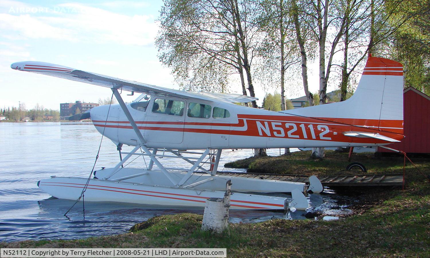 N52112, 1974 Cessna 180J C/N 18052508, Cessna 180J at Lake Hood