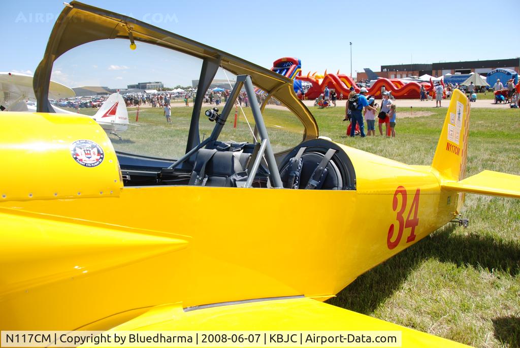 N117CM, 2001 Vans RV-4 C/N 3000, Parked at Open House.