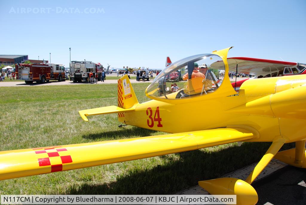 N117CM, 2001 Vans RV-4 C/N 3000, Parked at Open House.