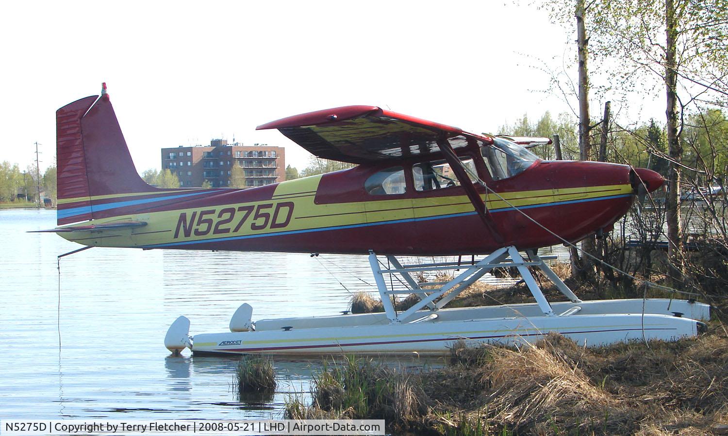 N5275D, 1958 Cessna 180A C/N 50173, Cessna 180A at Lake Hood