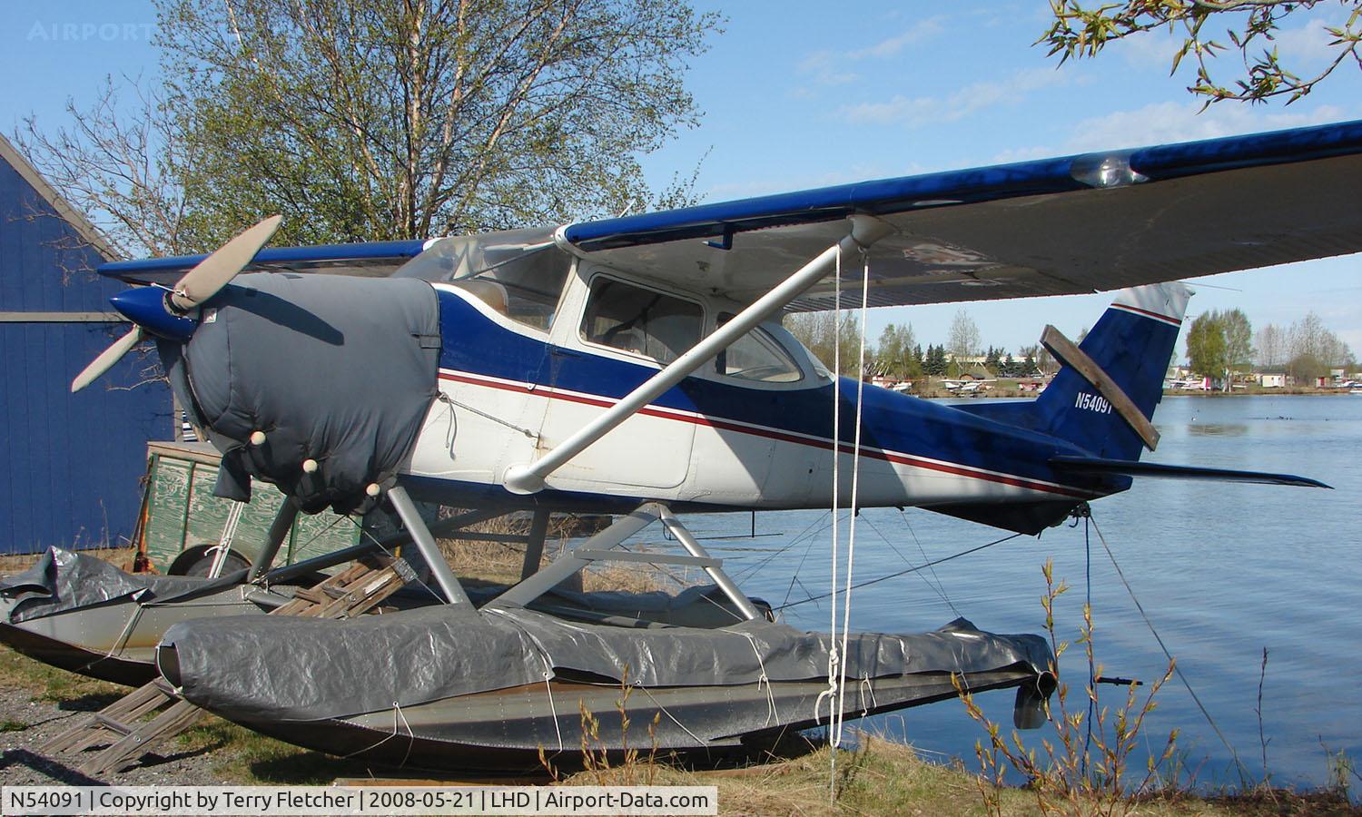 N54091, 1981 Cessna 172P C/N 17274872, Cessna 172 at Lake Hood