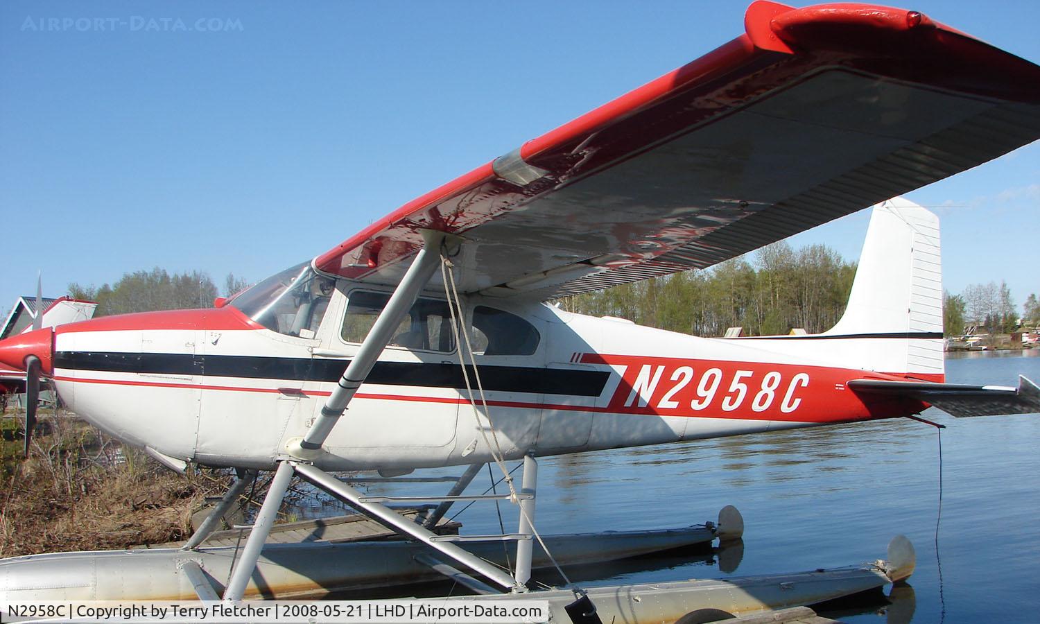 N2958C, 1954 Cessna 180 C/N 30858, Cessna 180A at Lake Hood