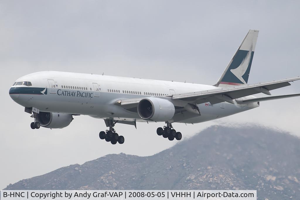 B-HNC, Boeing 777-267 C/N 27263, Cathay Pacific 777-200