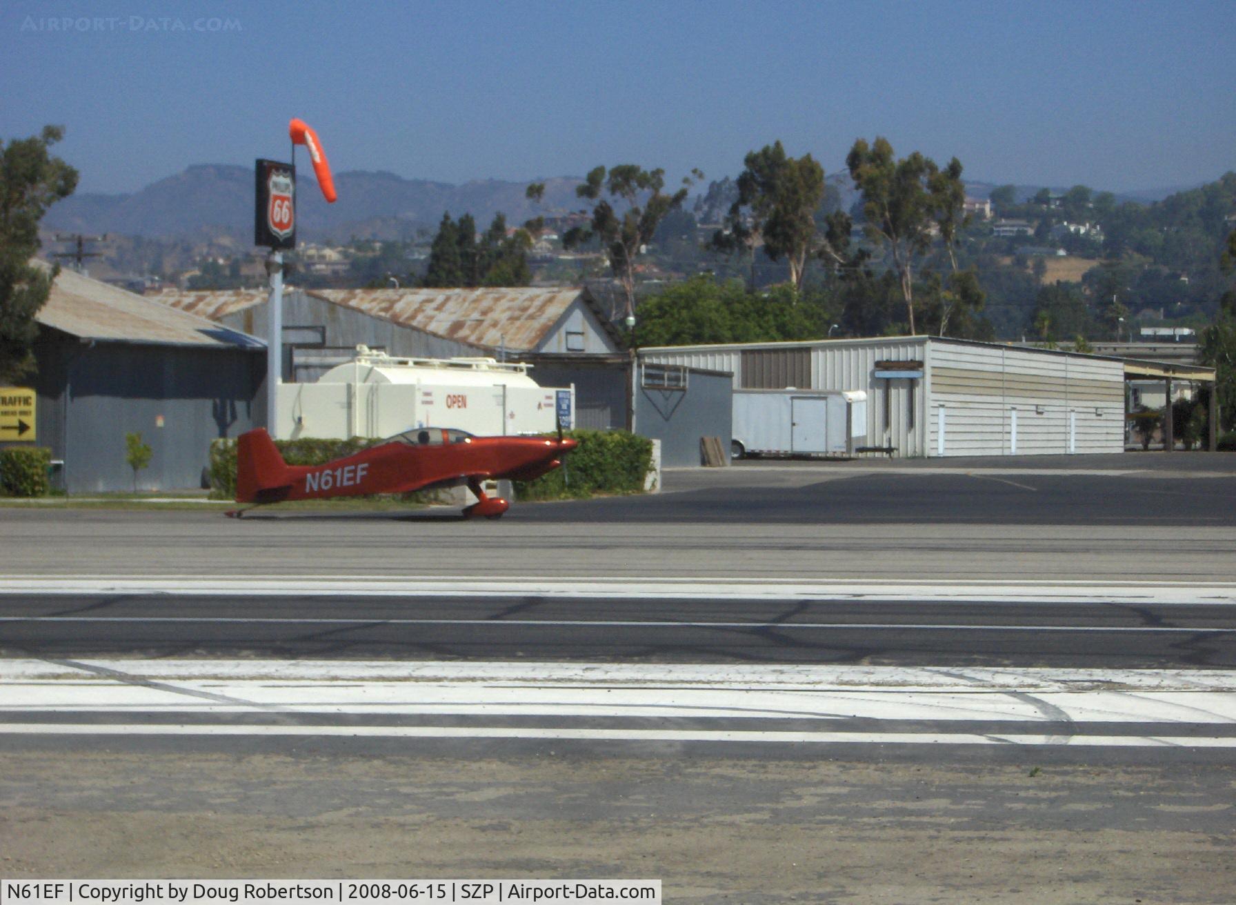 N61EF, 1989 Bushby Mustang II C/N M-II-1019, 1989 Forisch BUSHBY M-II MUSTANG II, Lycoming O-320 160 Hp, taxi