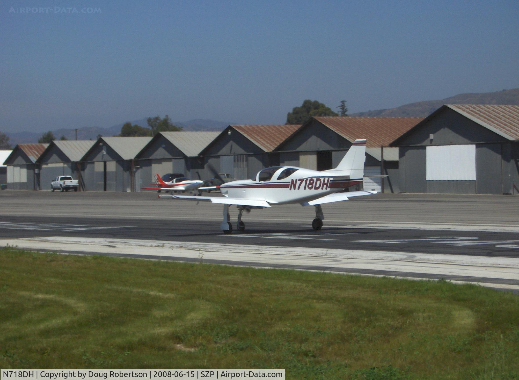 N718DH, 2003 Stoddard-Hamilton Glasair III SH-3R C/N 3083, 2003 Hirsch GLASAIR III SH-3R, Lycoming IO-540, landing roll Rwy 22