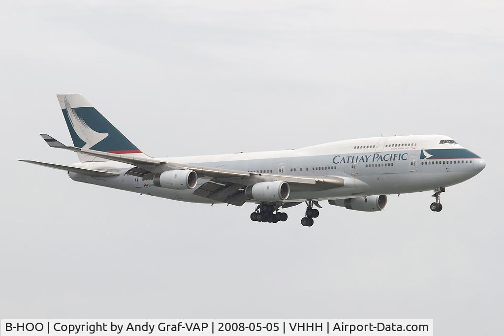 B-HOO, 1988 Boeing 747-467 C/N 23814, Cathay Pacific 747-400