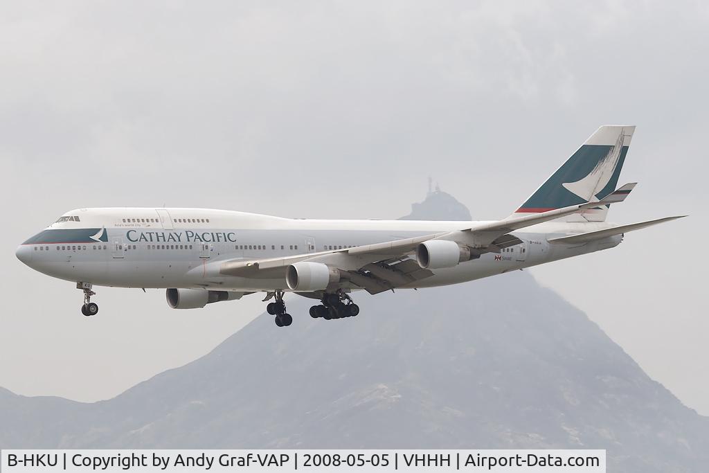 B-HKU, 1993 Boeing 747-412 C/N 27069, Cathay Pacific 747-400