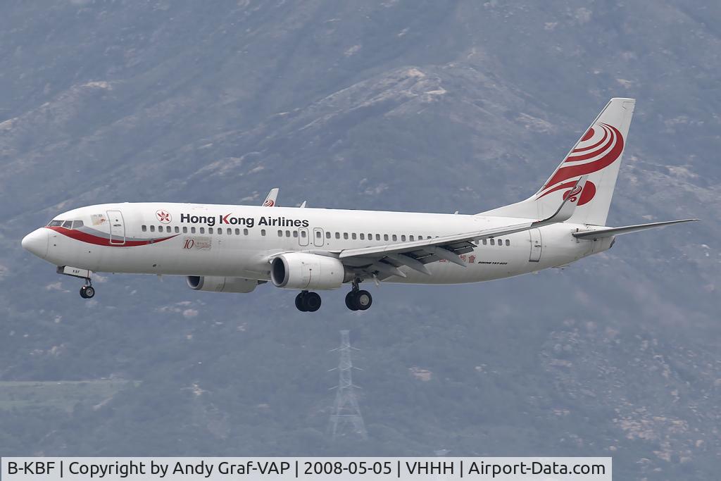 B-KBF, 2005 Boeing 737-84P C/N 32606 / 1805, Hong Kong Airlines 737-800